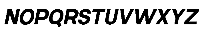 Ventaro Extra Bold Italic Font UPPERCASE