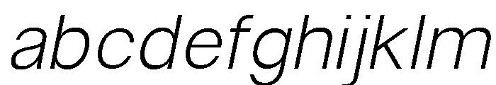 Ventaro Extra Light Italic FONT