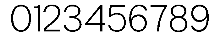 Ventaro Extra Light Font OTHER CHARS