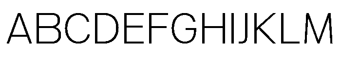 Ventaro Extra Light Font UPPERCASE