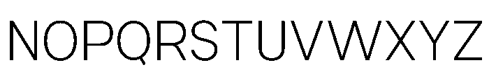 Ventaro Extra Light Font UPPERCASE