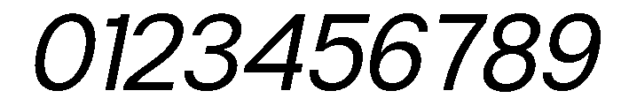 Ventaro Italic Font OTHER CHARS