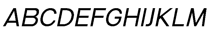 Ventaro Italic Font UPPERCASE