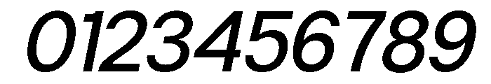Ventaro Medium Italic Font OTHER CHARS