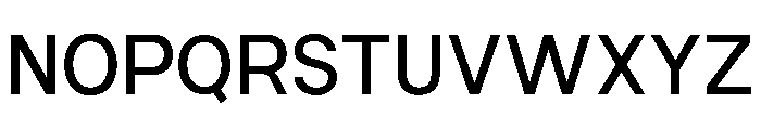 Ventaro Medium Font UPPERCASE