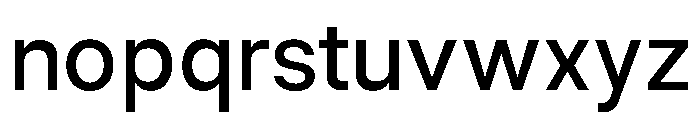 Ventaro Medium Font LOWERCASE