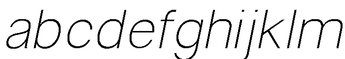 Ventaro Thin Italic FONT