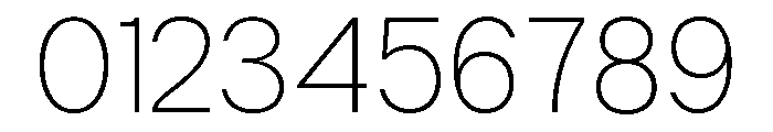 Ventaro Thin Font OTHER CHARS
