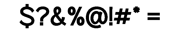 Venturent Font OTHER CHARS