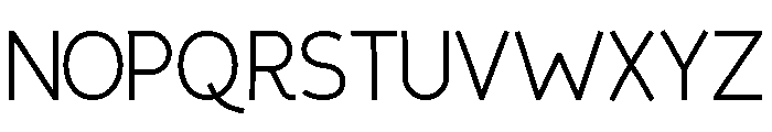 Venzest Font UPPERCASE