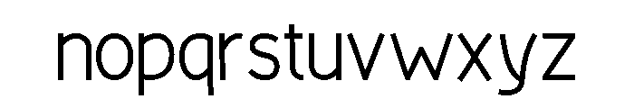 Venzest Font LOWERCASE