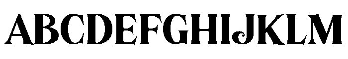 Vera Font UPPERCASE