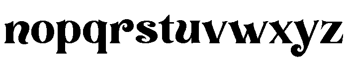 Vera Font LOWERCASE