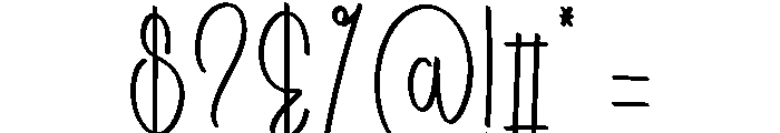 Verdant Holiday Font OTHER CHARS