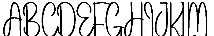 Verdant Holiday Font UPPERCASE