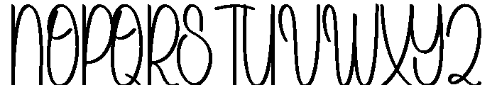 Verdant Holiday Font UPPERCASE
