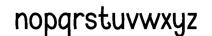 Verdant Silence Font LOWERCASE