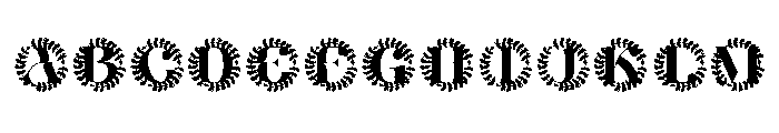 Verdelune Monogram Font UPPERCASE