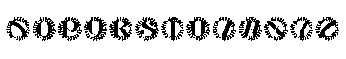 Verdelune Monogram Font UPPERCASE