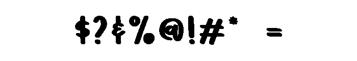 Verdera-Bold Font OTHER CHARS