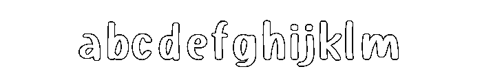 Verdera-Hollow FONT