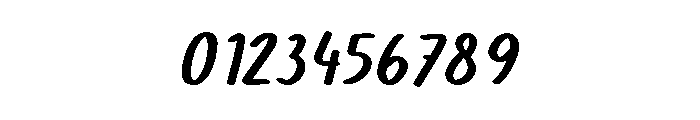 Verdera-Italic Font OTHER CHARS