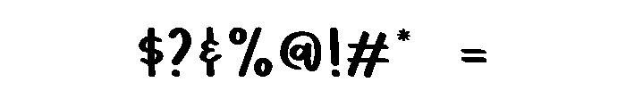 Verdera-Regular Font OTHER CHARS