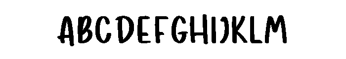 Verdera-Regular Font UPPERCASE