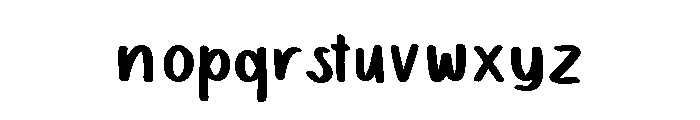 Verdera-Regular Font LOWERCASE