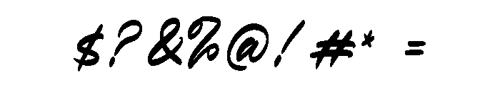 Verdons Wild Regular Font OTHER CHARS