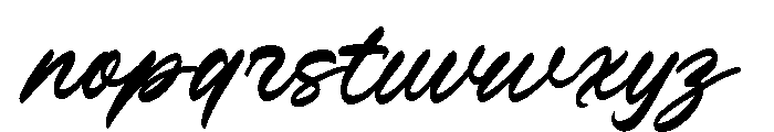 Verdons Wild Regular Font LOWERCASE