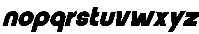 Vernosa Variable Black Oblique Font LOWERCASE