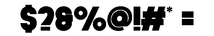Vernosa Variable Black Font OTHER CHARS