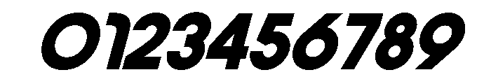 Vernosa Variable Bold Oblique Font OTHER CHARS