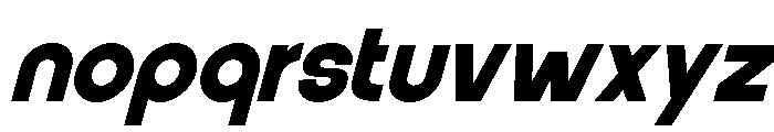 Vernosa Variable Bold Oblique Font LOWERCASE