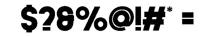 Vernosa Variable Bold Font OTHER CHARS