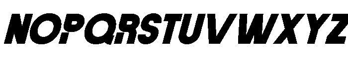 Vernosa Variable ExtBd Obliq Font UPPERCASE