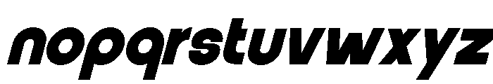 Vernosa Variable ExtBd Obliq Font LOWERCASE
