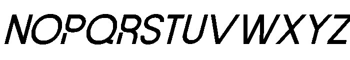 Vernosa Variable ExtLt Obliq Font UPPERCASE