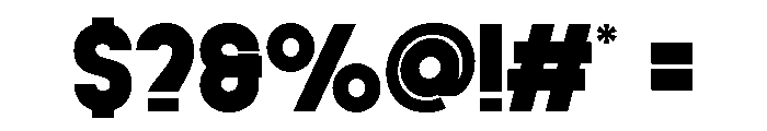 Vernosa Variable Extra Bold Font OTHER CHARS