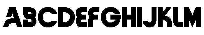 Vernosa Variable Extra Bold Font UPPERCASE