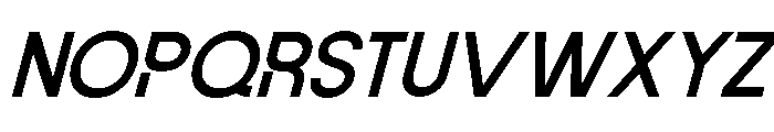Vernosa Variable Light Oblique Font UPPERCASE