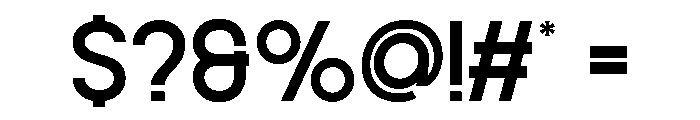 Vernosa Variable Light Font OTHER CHARS