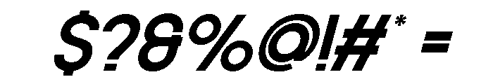 Vernosa Variable Oblique Font OTHER CHARS