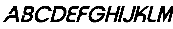 Vernosa Variable Oblique Font UPPERCASE