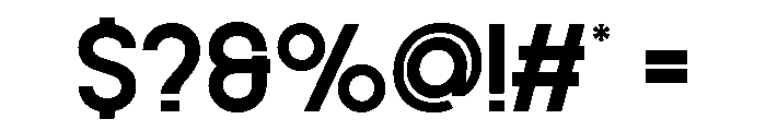 Vernosa Variable Regular Font OTHER CHARS
