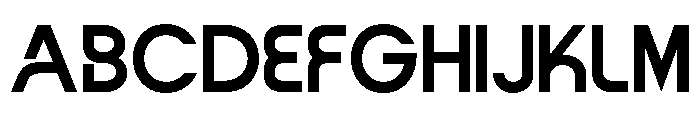Vernosa Variable Regular Font UPPERCASE