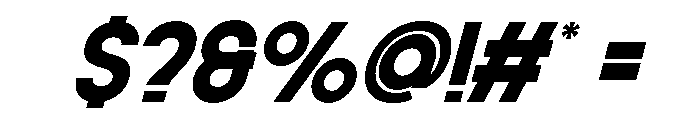 Vernosa Variable SemBd Obliq Font OTHER CHARS
