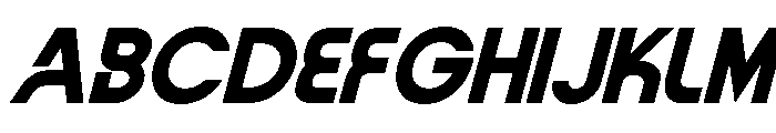 Vernosa Variable SemBd Obliq Font UPPERCASE