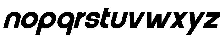 Vernosa Variable SemBd Obliq Font LOWERCASE